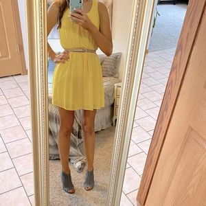 SOLD Yellow A. Byer Dress